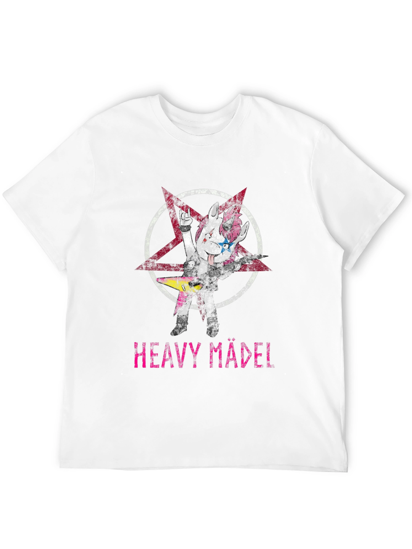 Heavy Mädel Graphic Tee - Black Unisex T-Shirt
