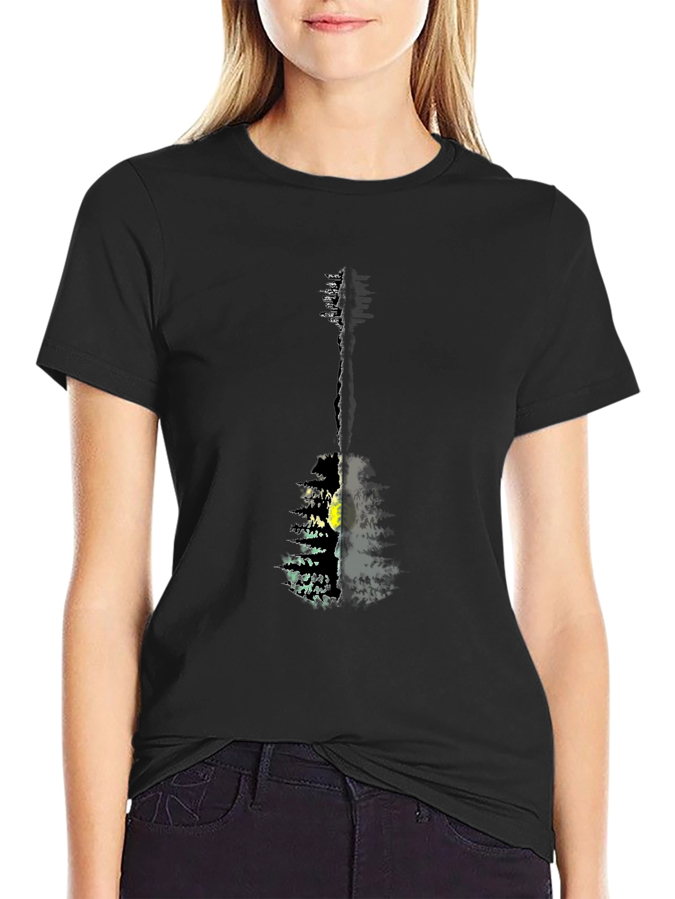Nature Guitar Graphic Tee