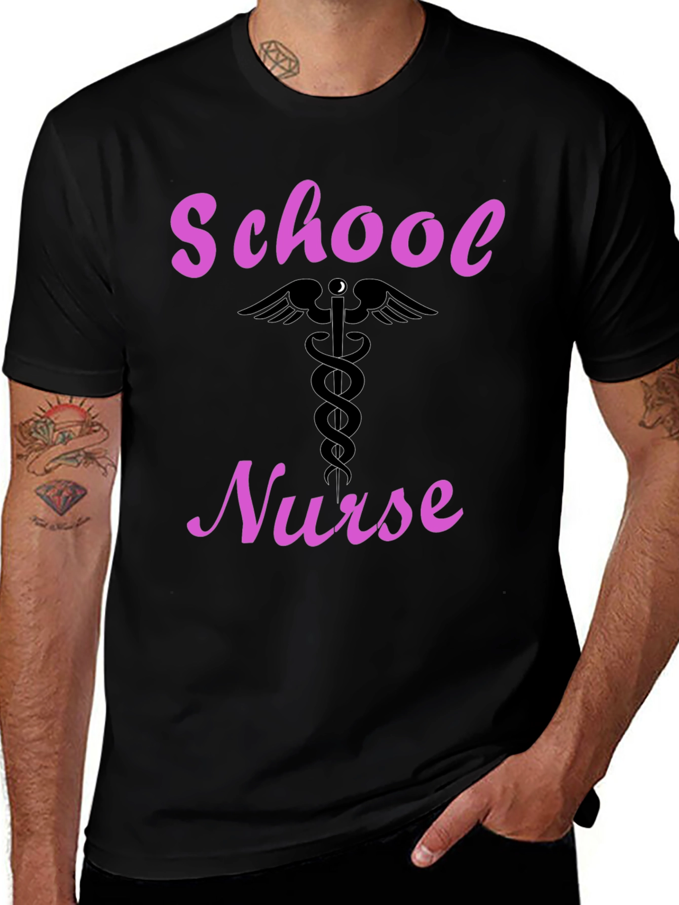 School Nurse Graphic T-Shirt