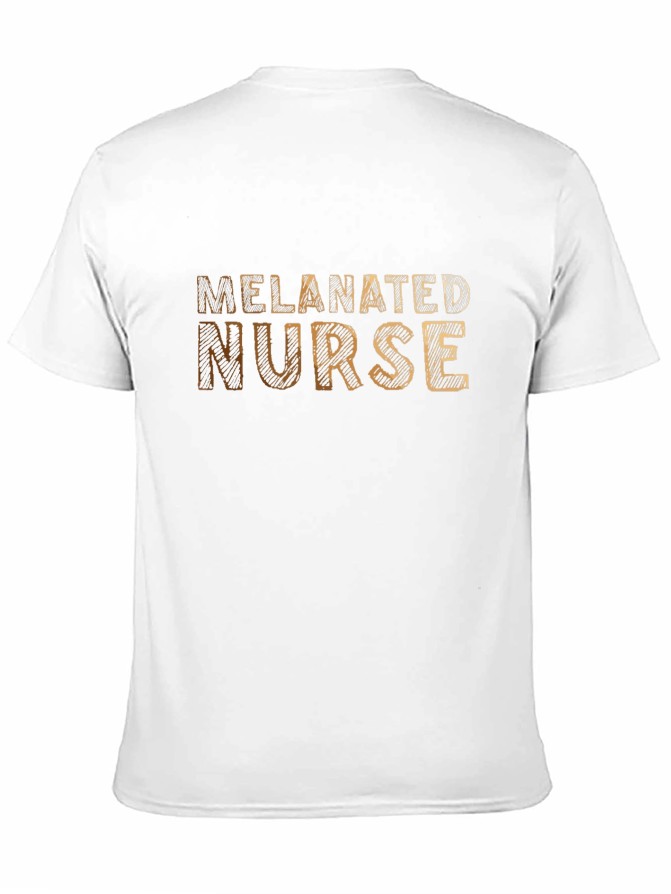 Melanated Nurse Black T-Shirt