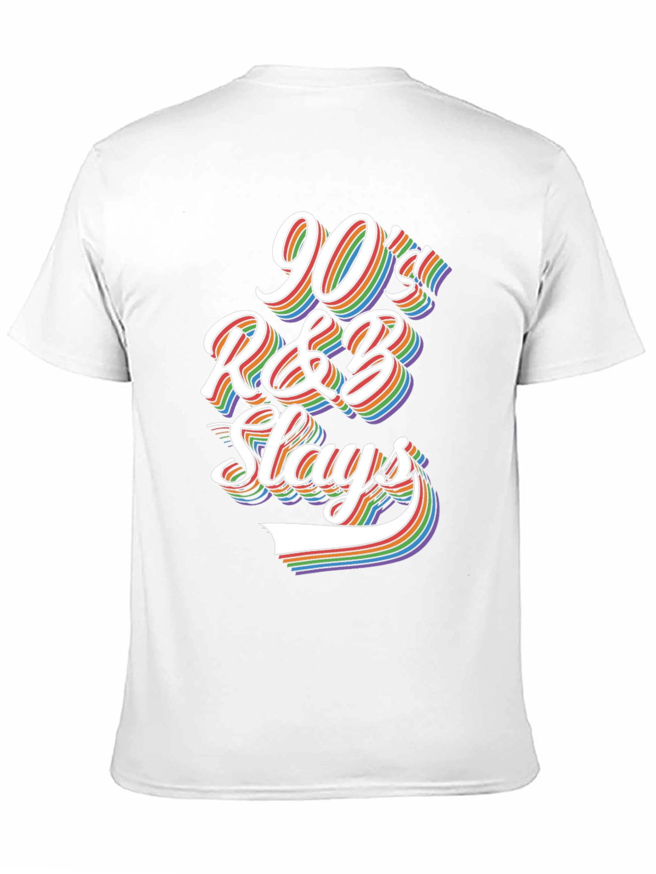 90s R&B Slays Rainbow Graphic Tee