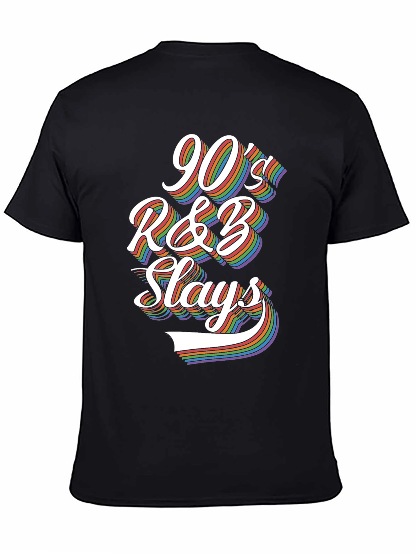 90s R&B Slays Rainbow Graphic Tee