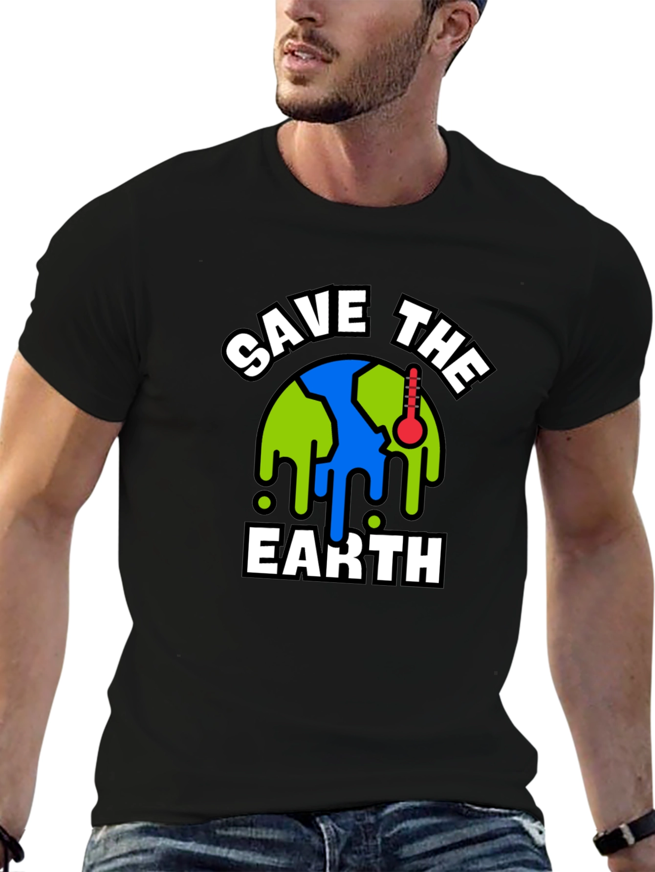 Save the Earth Graphic Tee - Global Warming Awareness