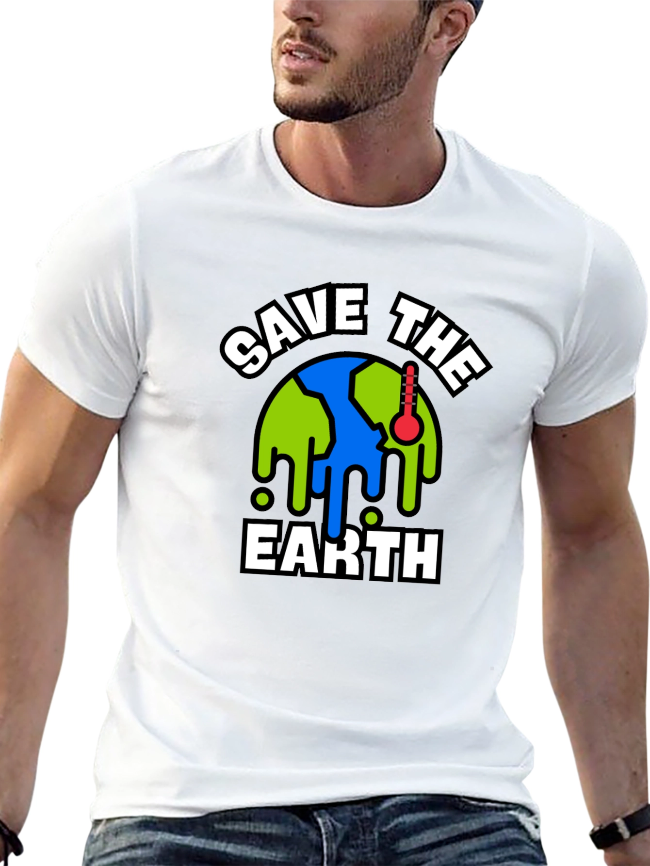 Save the Earth Graphic Tee - Global Warming Awareness