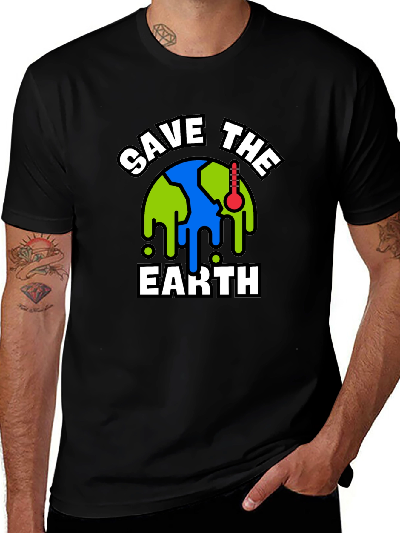 Save the Earth Graphic Tee - Global Warming Awareness