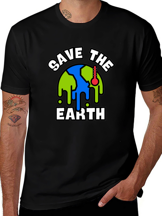 Save the Earth Graphic Tee - Global Warming Awareness