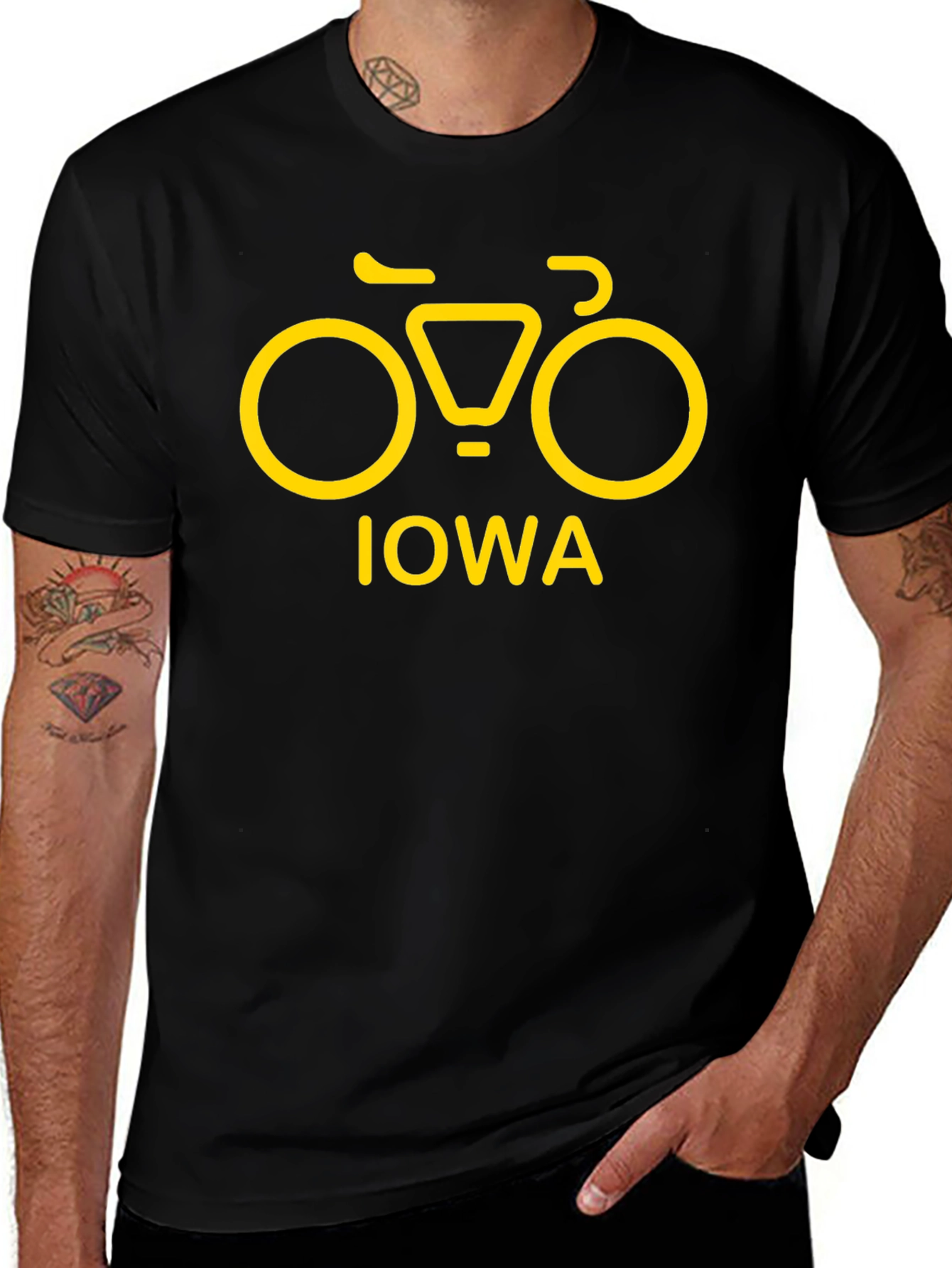 Iowa Bike Graphic T-Shirt - Ride Iowa