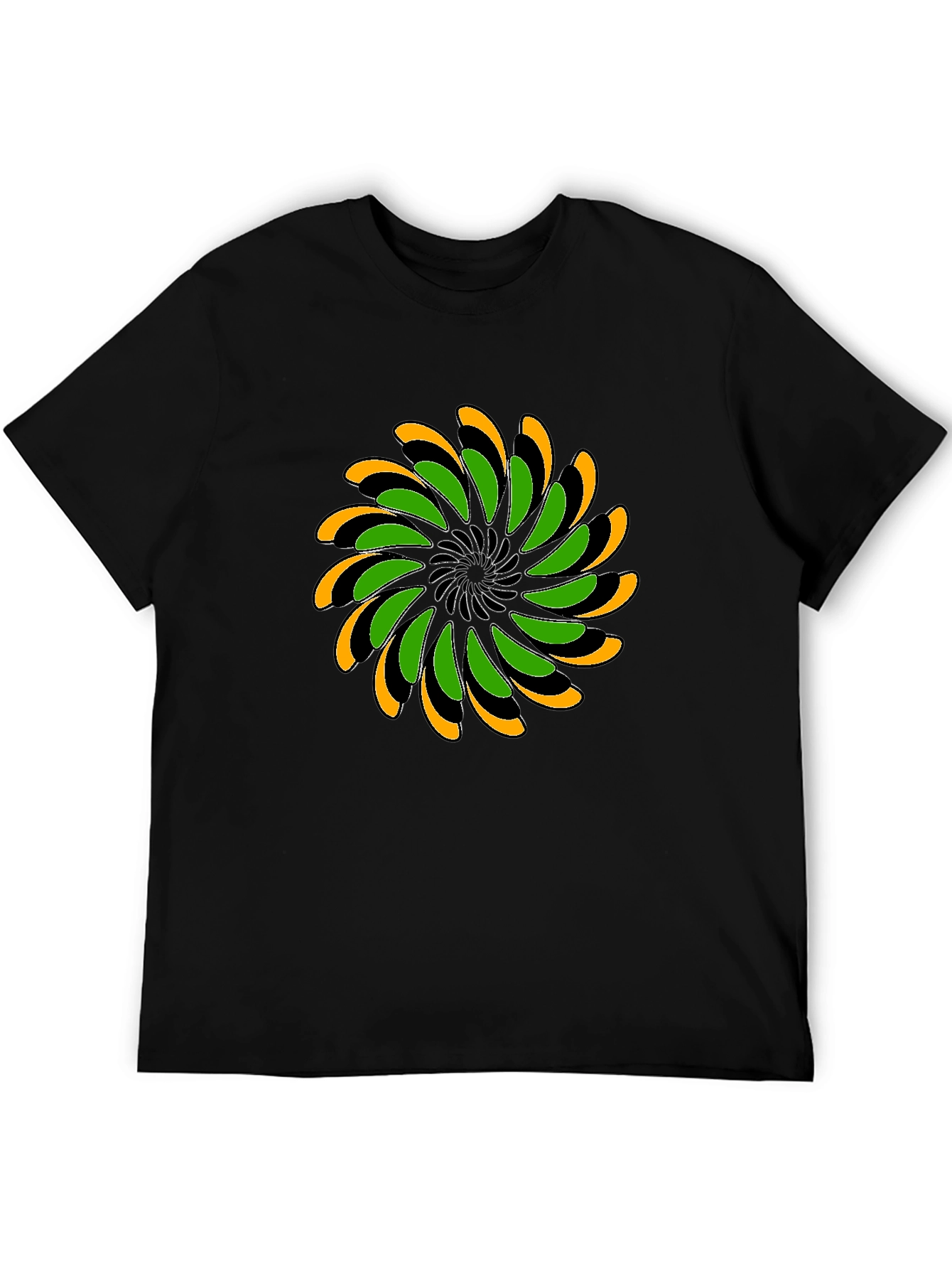 Abstract Swirl Graphic T-Shirt