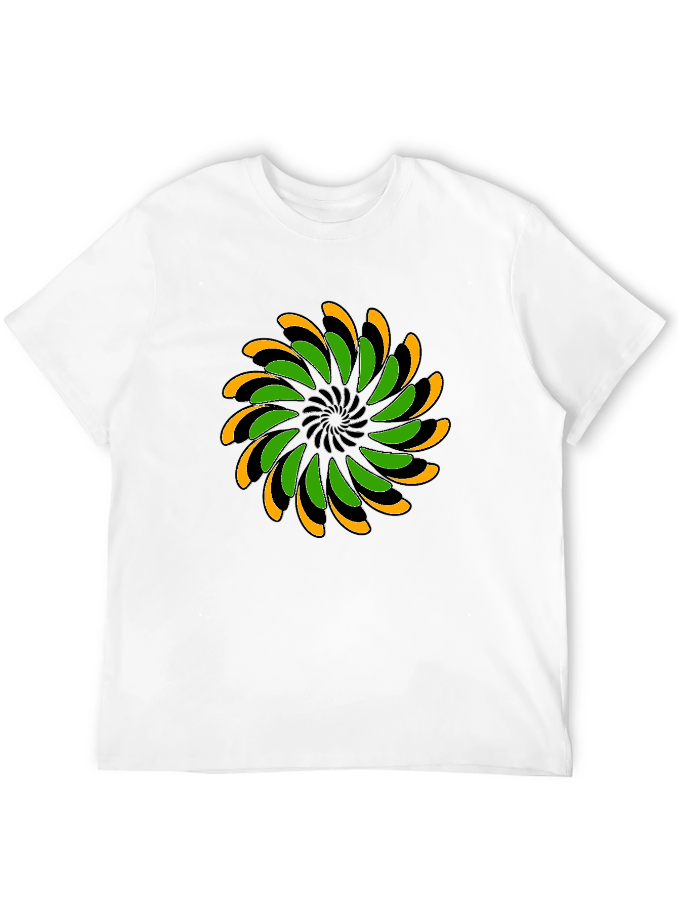 Abstract Swirl Graphic T-Shirt