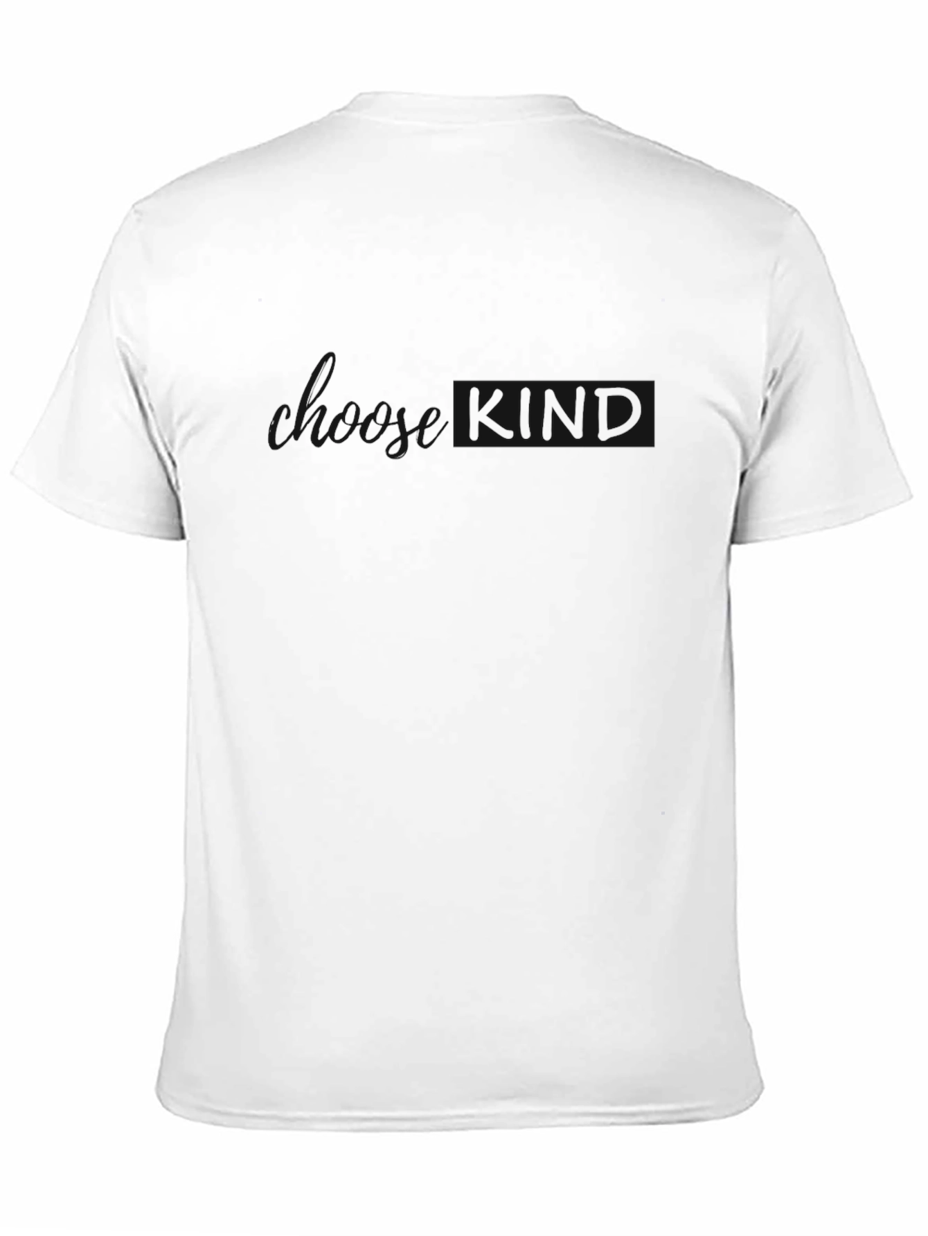Mens Solid Black Crew Neck T-Shirt - Casual Style