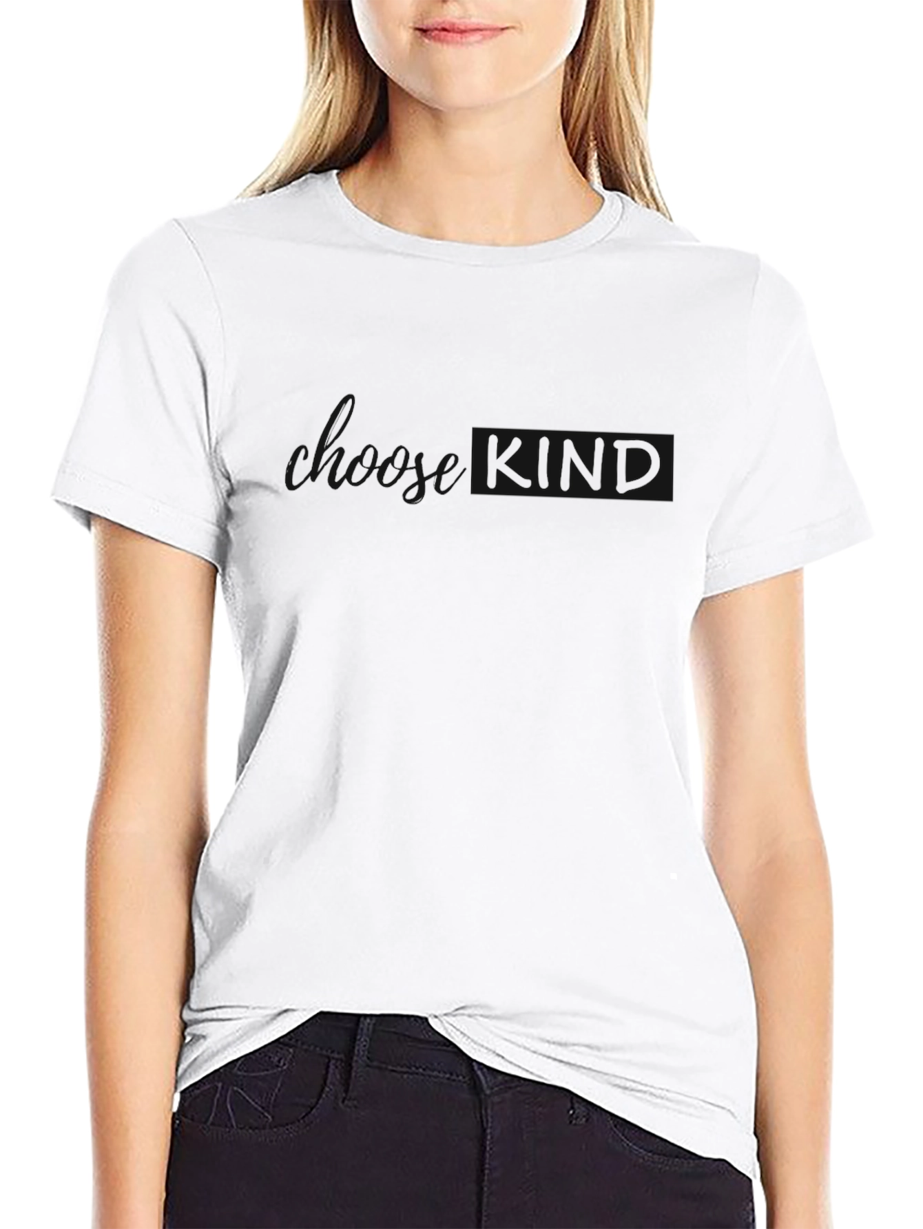 Mens Solid Black Crew Neck T-Shirt - Casual Style