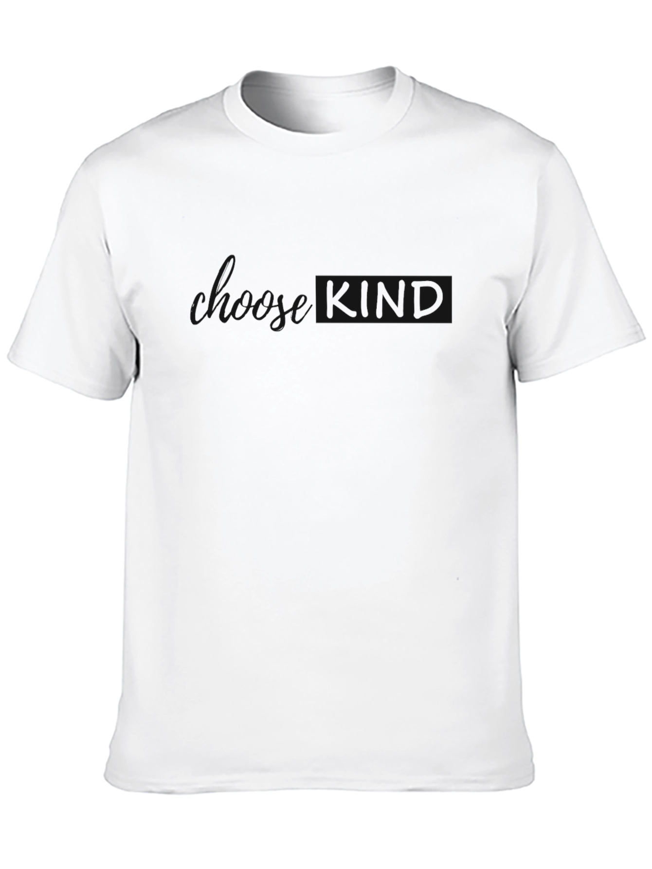 Mens Solid Black Crew Neck T-Shirt - Casual Style