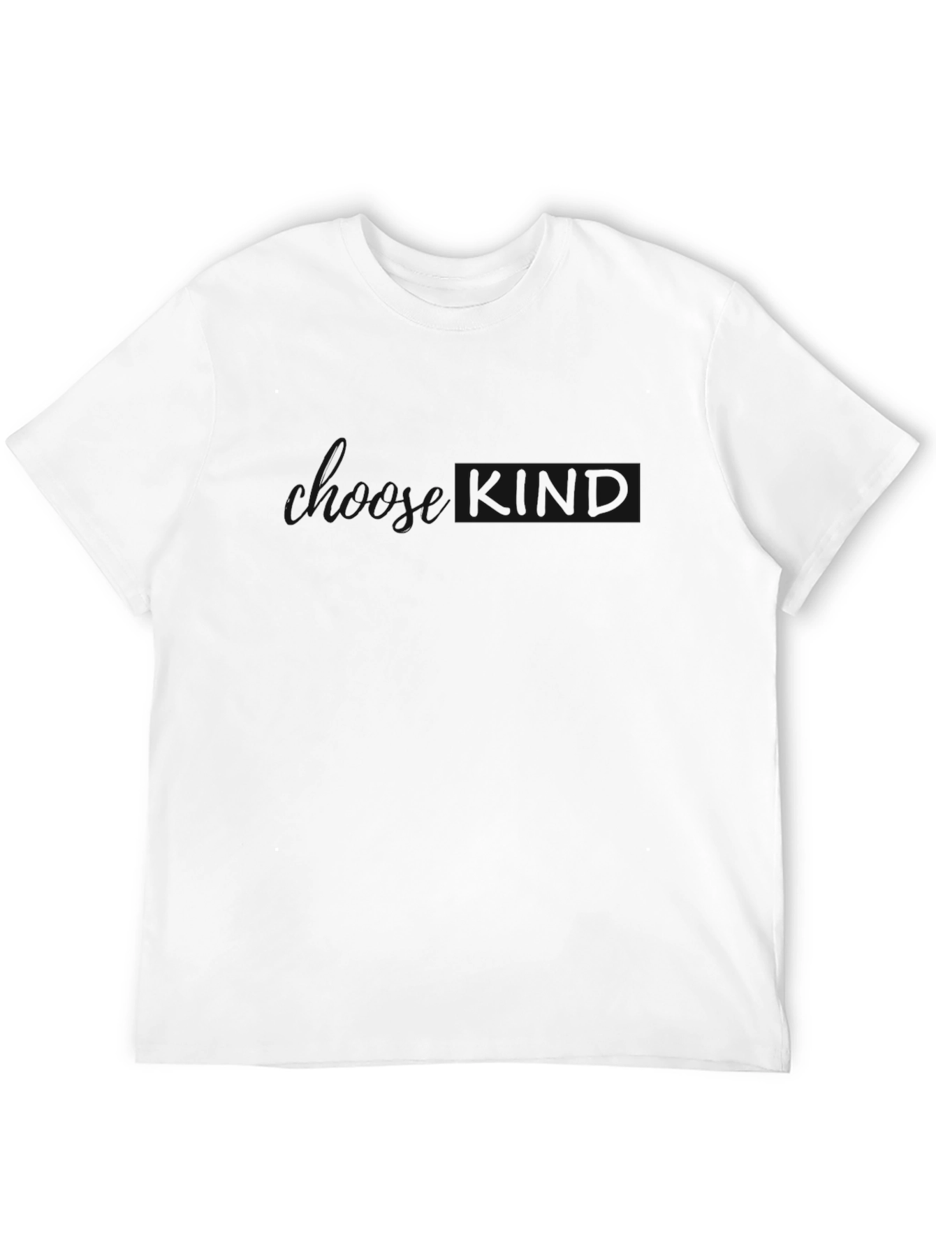 Mens Solid Black Crew Neck T-Shirt - Casual Style