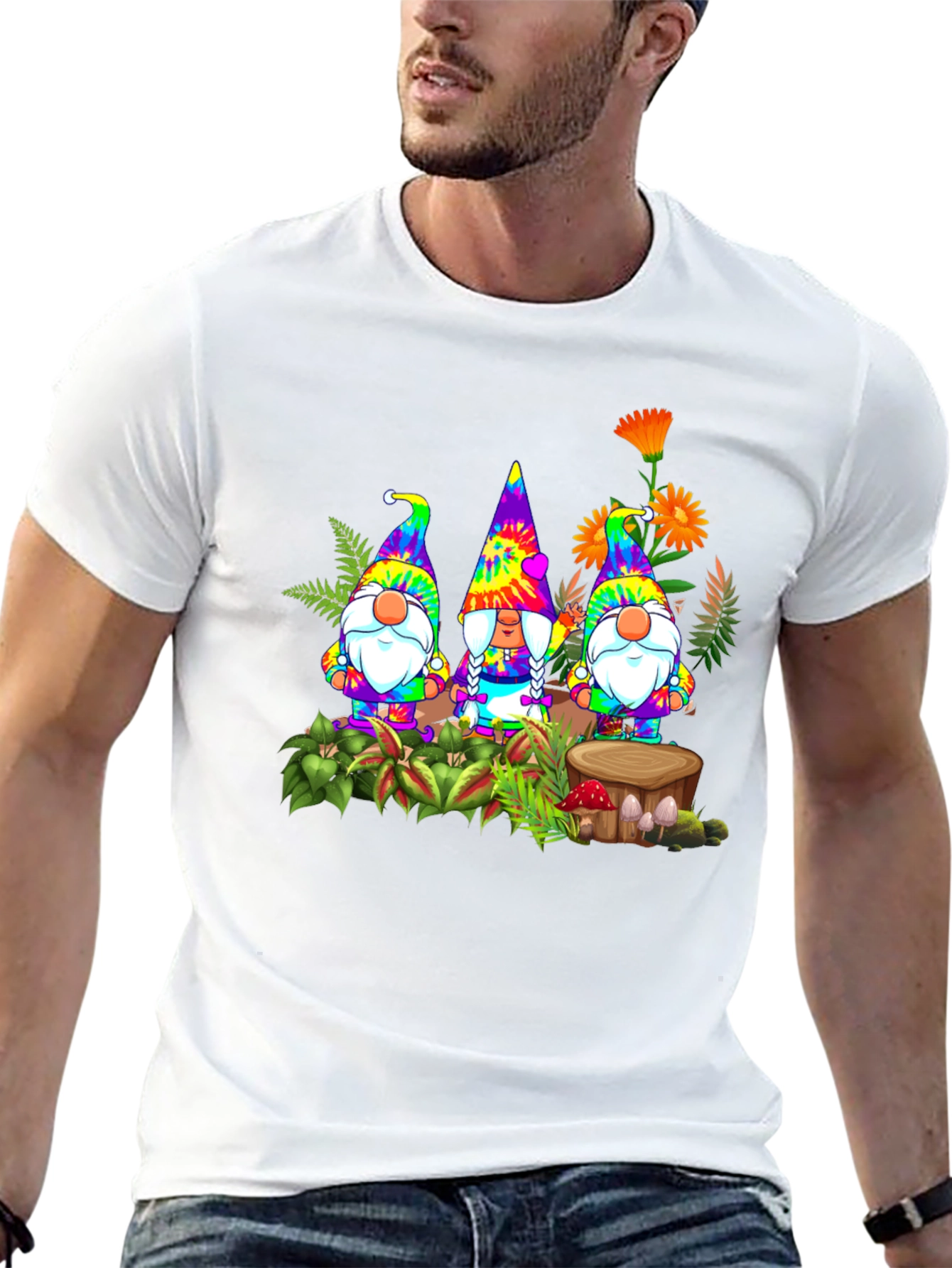 Tie Dye Gnome T-Shirt