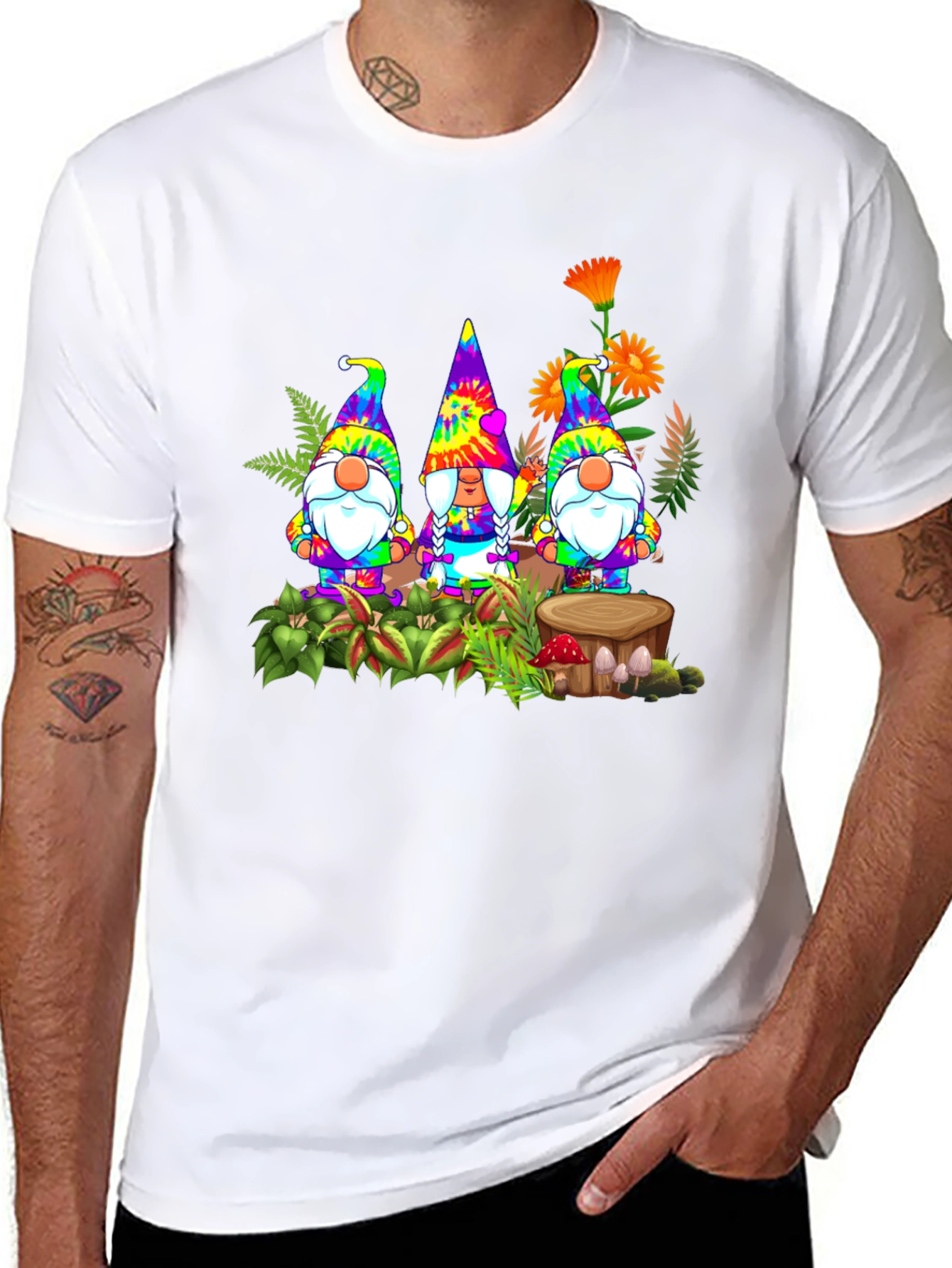 Tie Dye Gnome T-Shirt