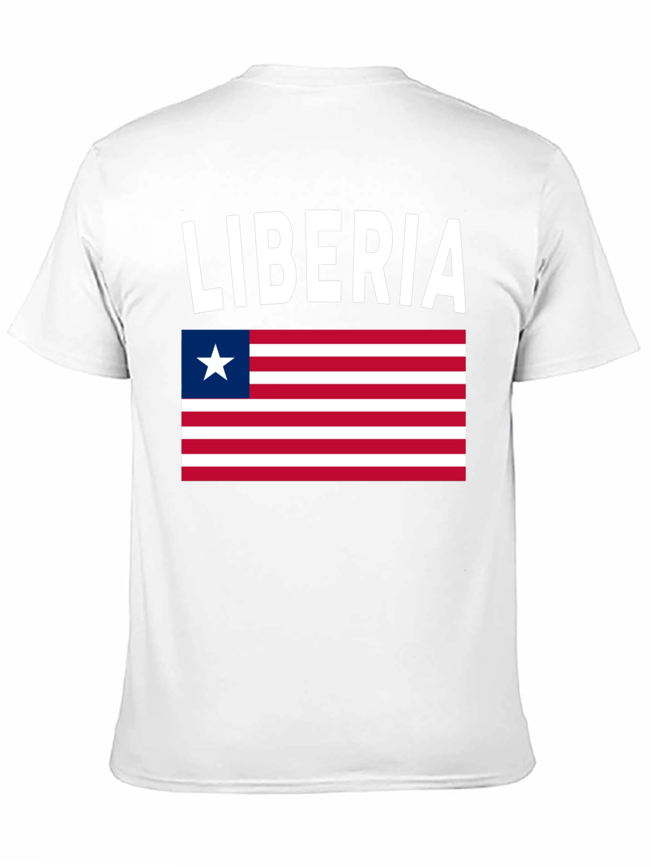 Liberia Flag T-Shirt - Black Pride Tee