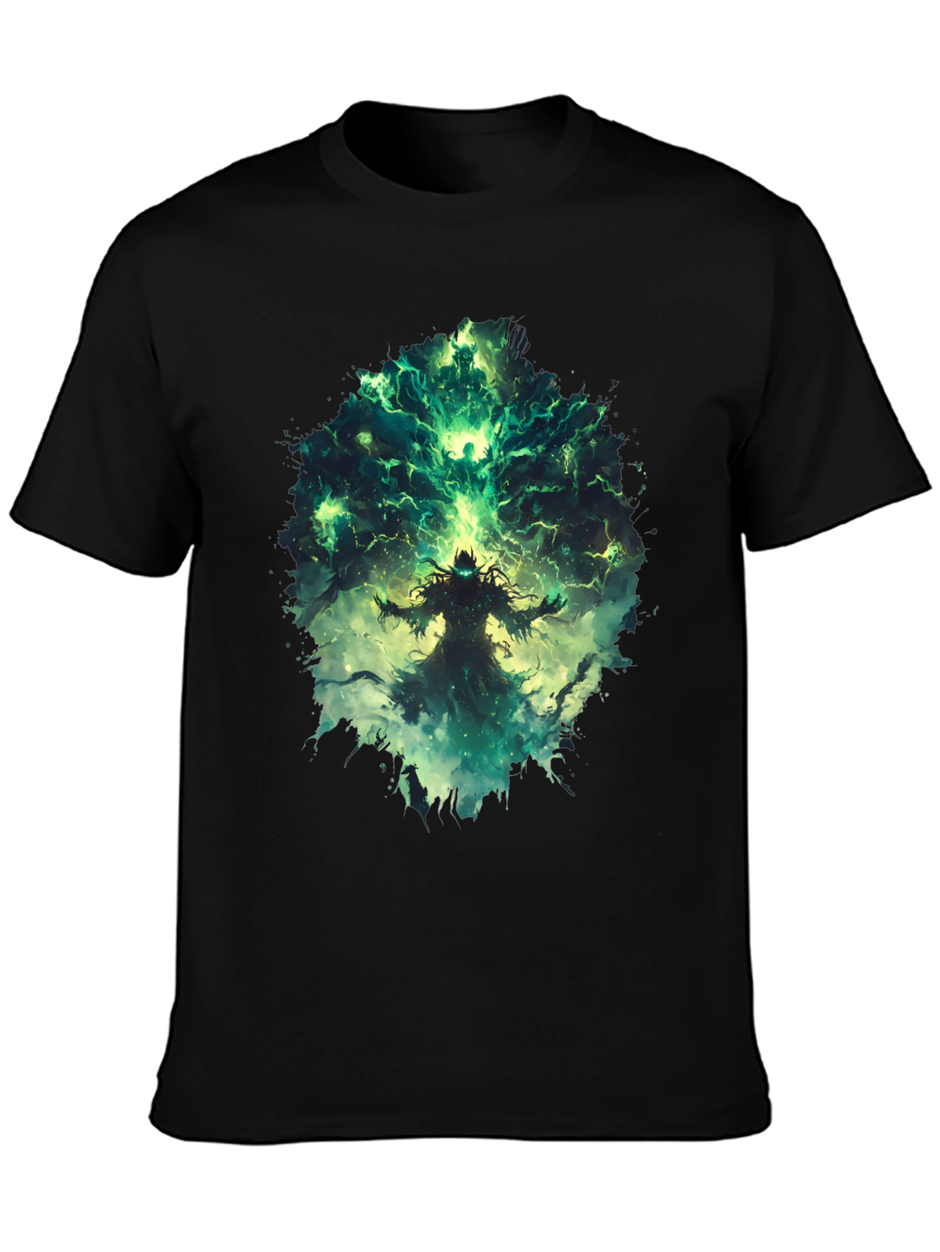 Mystic Sorcerer Graphic Tee - Black