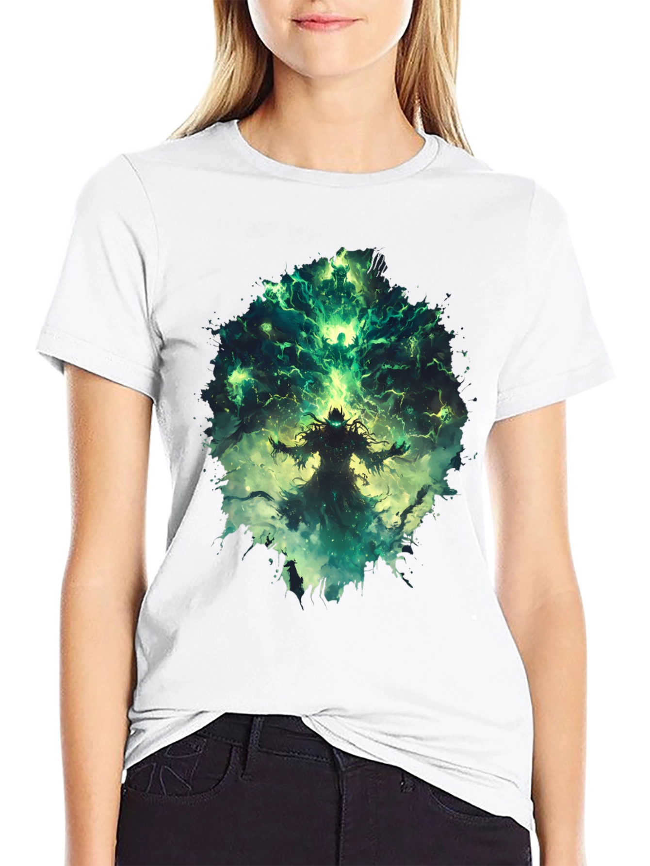 Mystic Sorcerer Graphic Tee - Black