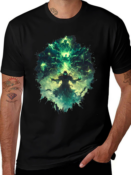Mystic Sorcerer Graphic Tee - Black