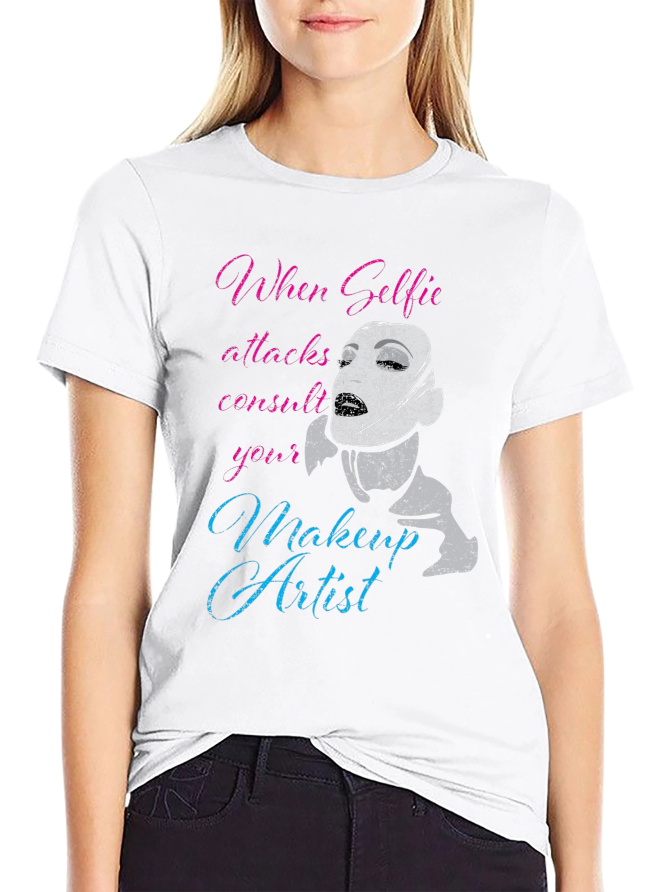 Funny Makeup Artist Graphic Tee
