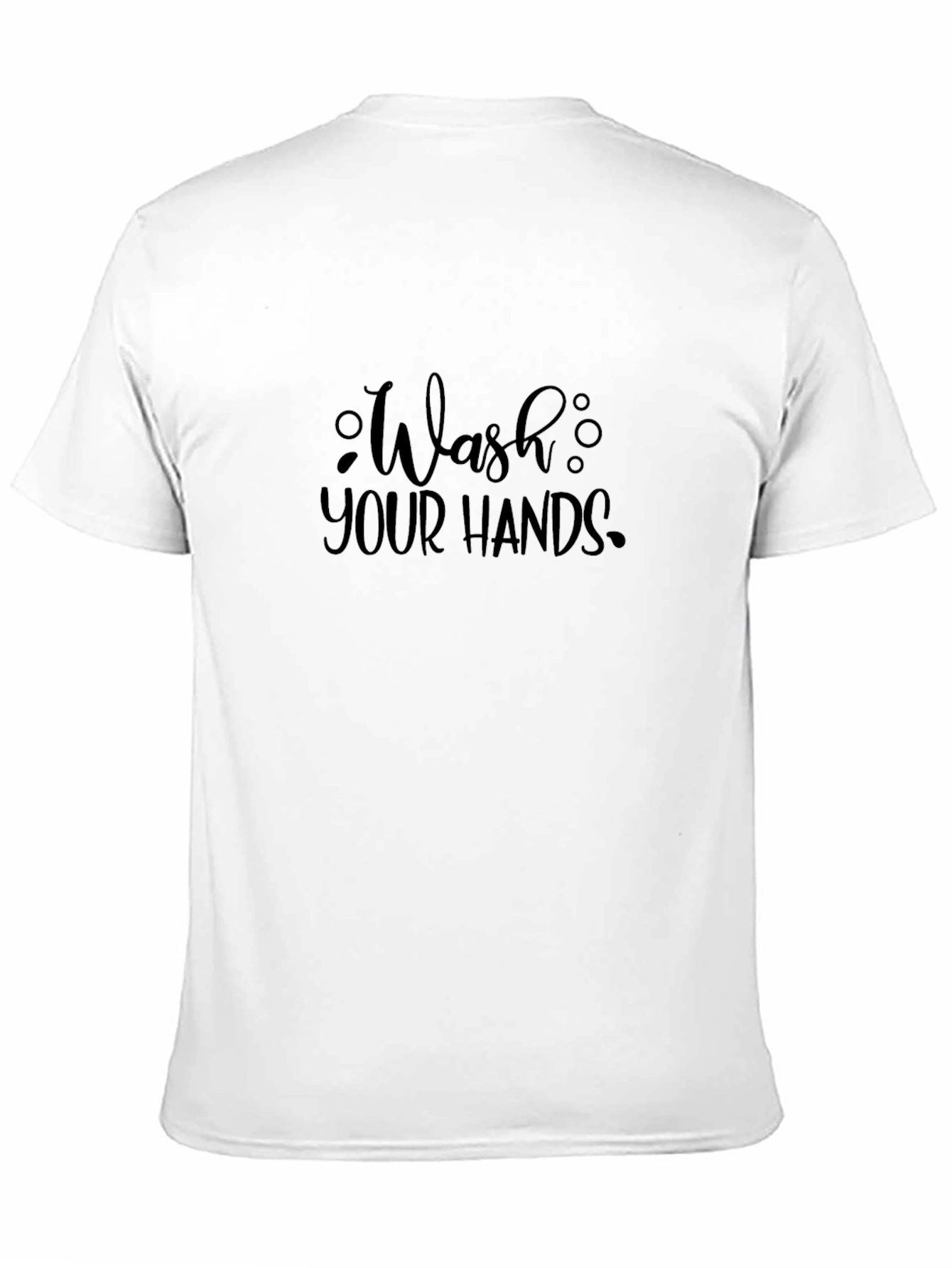 Wash Your Hands Black T-Shirt