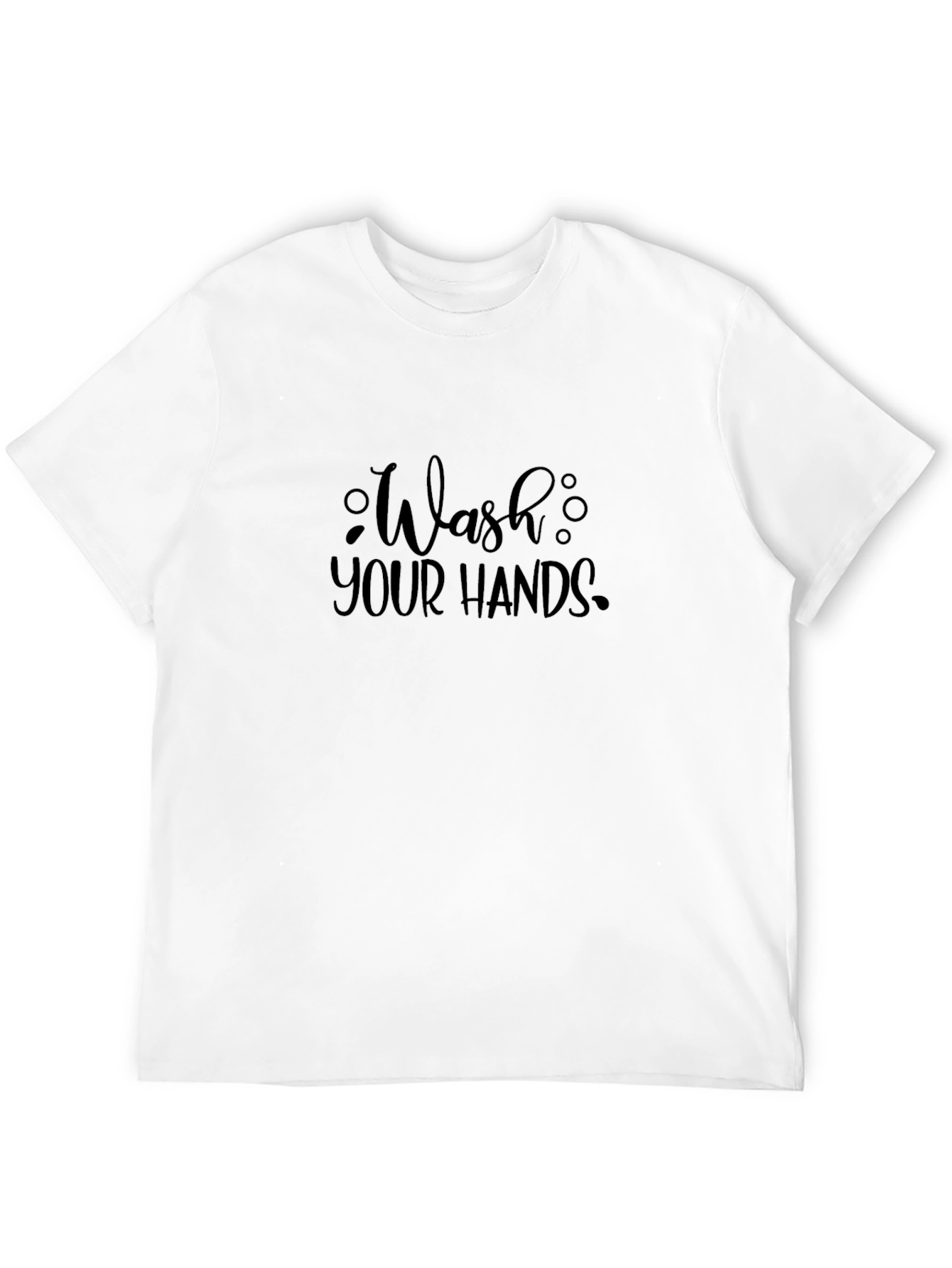 Wash Your Hands Black T-Shirt