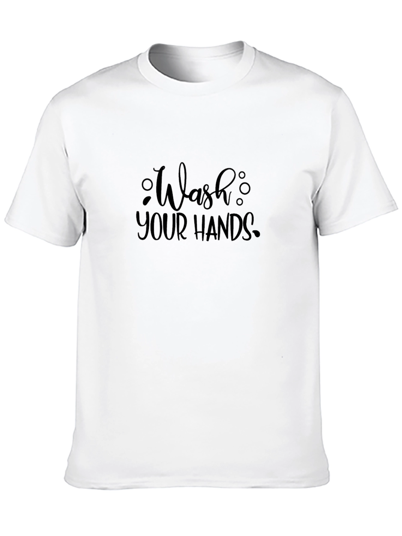 Wash Your Hands Black T-Shirt