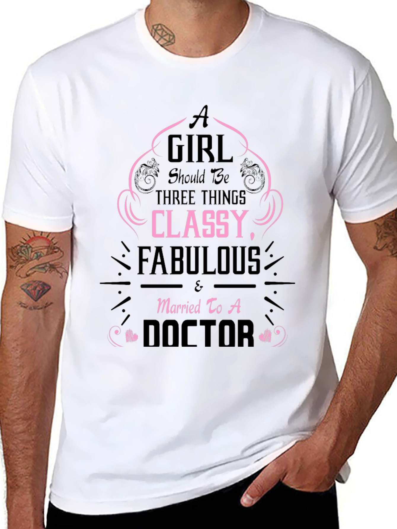 Classy Fabulous Doctor Wife T-Shirt