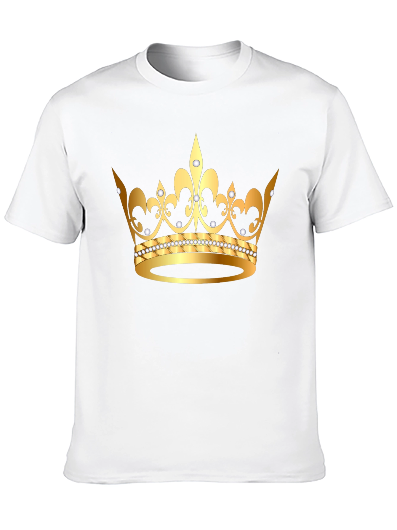 Gold Crown Graphic Tee - King/Queen Style