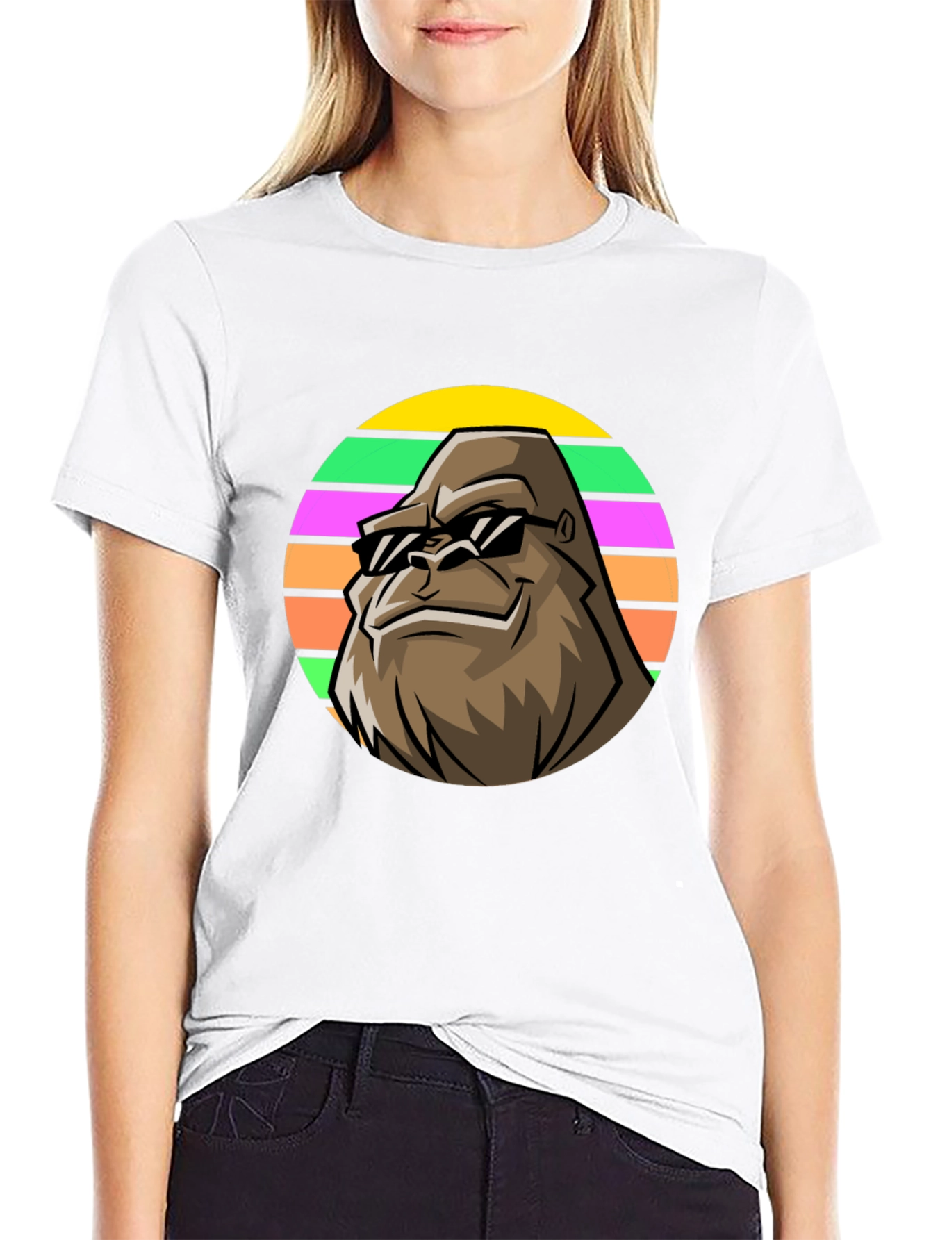 Cool Ape Graphic T-Shirt - Funky Retro Design