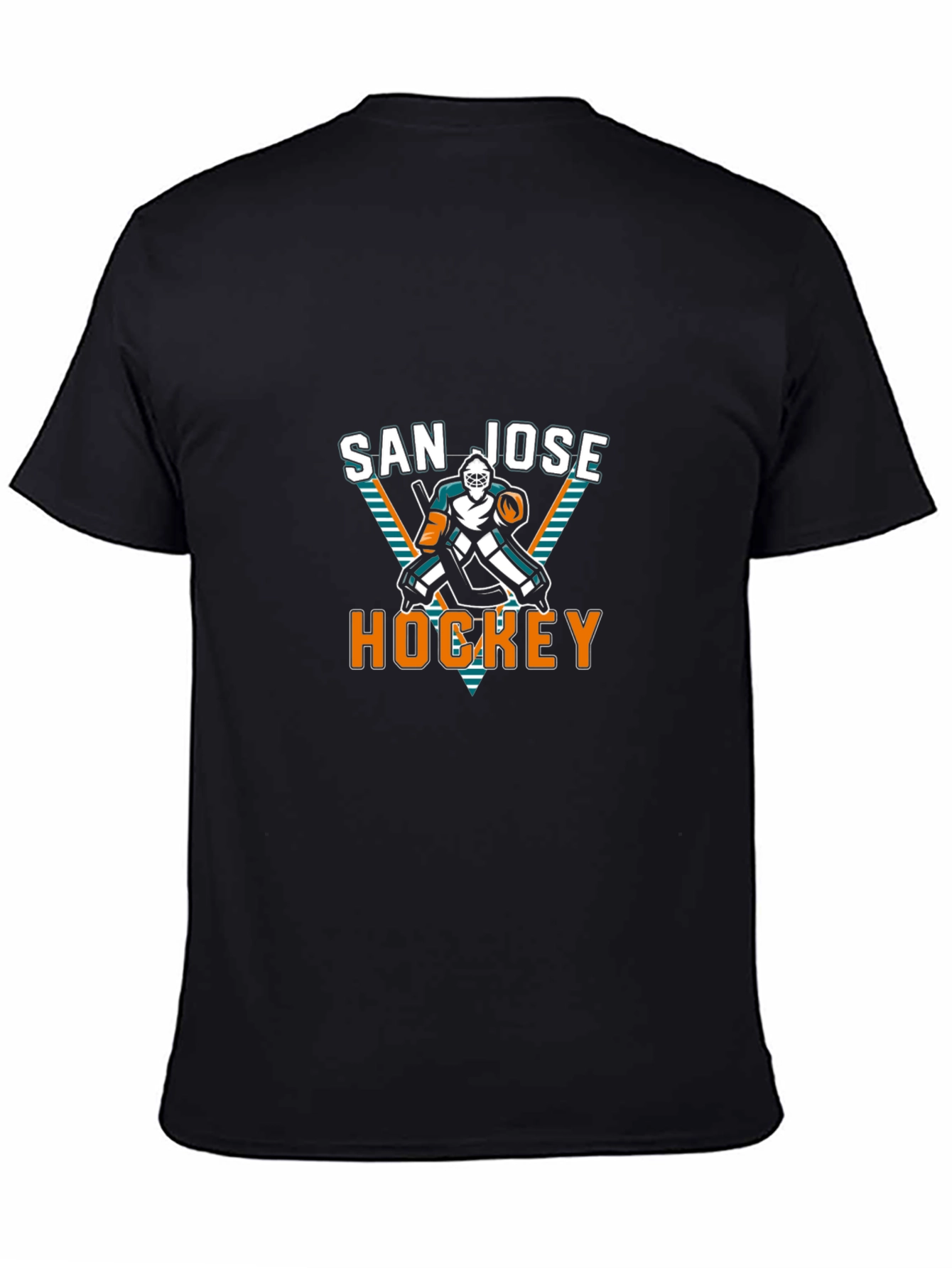 San Jose Hockey Graphic Black T-Shirt