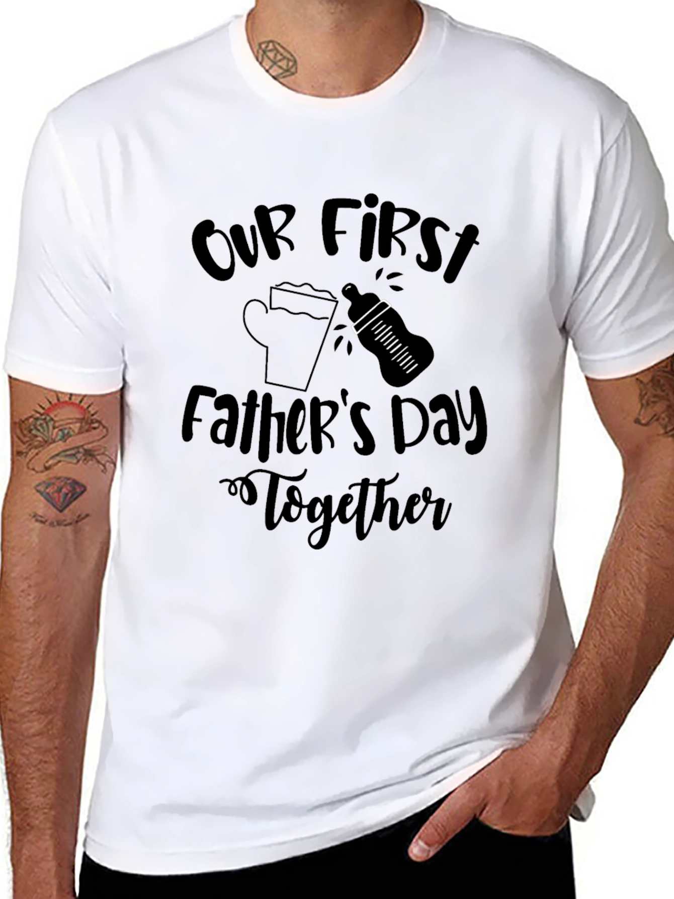 Our First Fathers Day Together T-Shirt