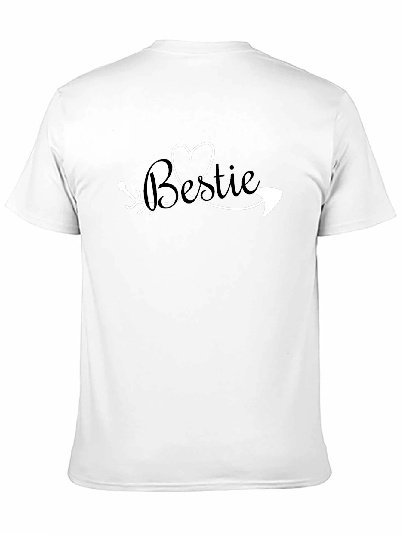 Bestie Arrow Heart Graphic Tee - Stylish Unisex Fit