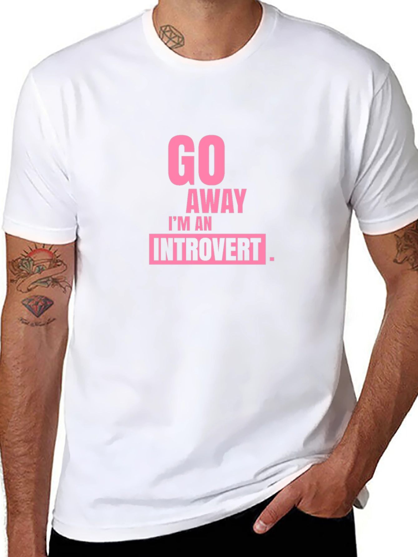 Introvert Graphic Tee - Funny Slogan T-Shirt