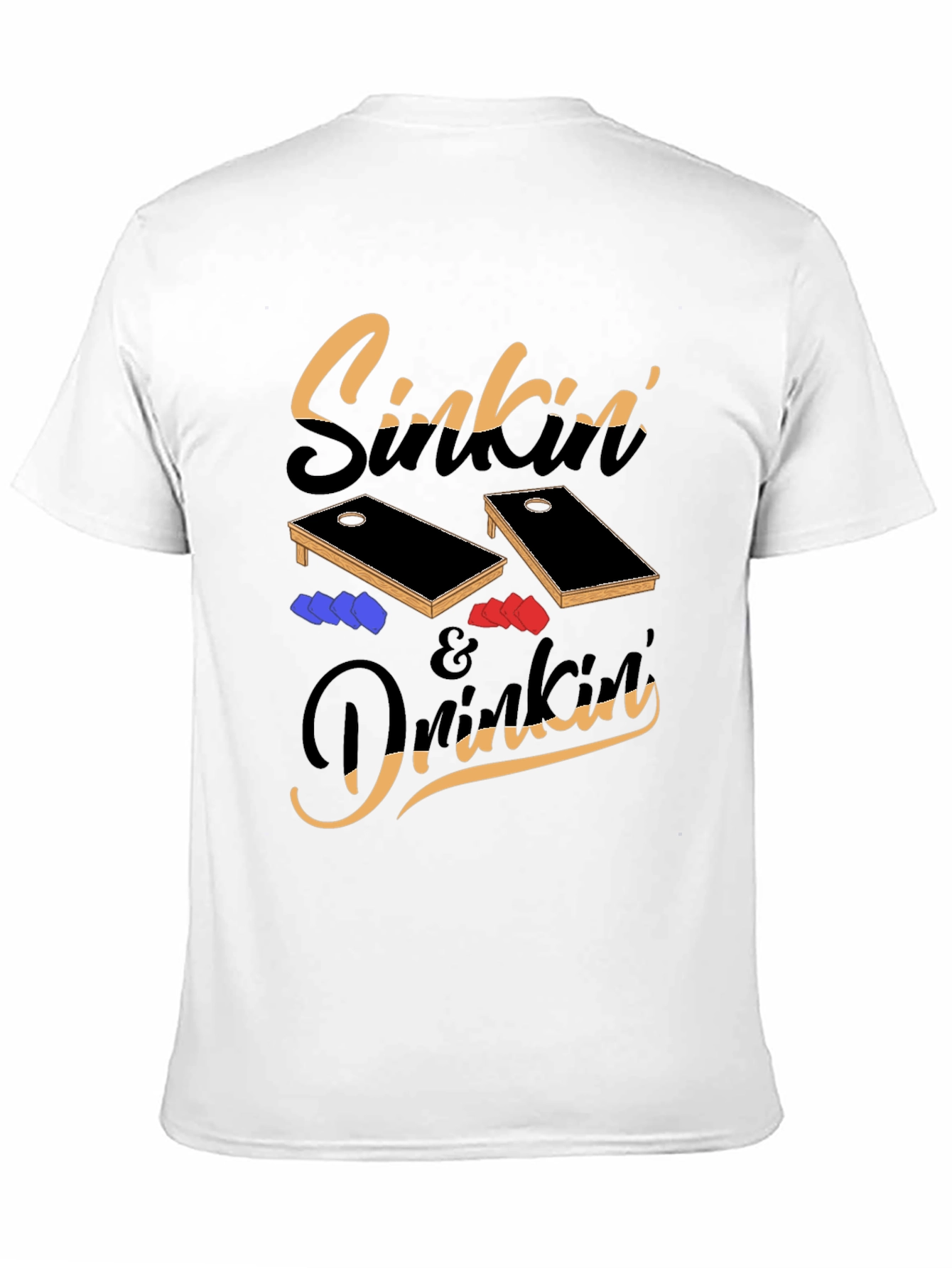 Sinkin & Drinkin Cornhole T-Shirt