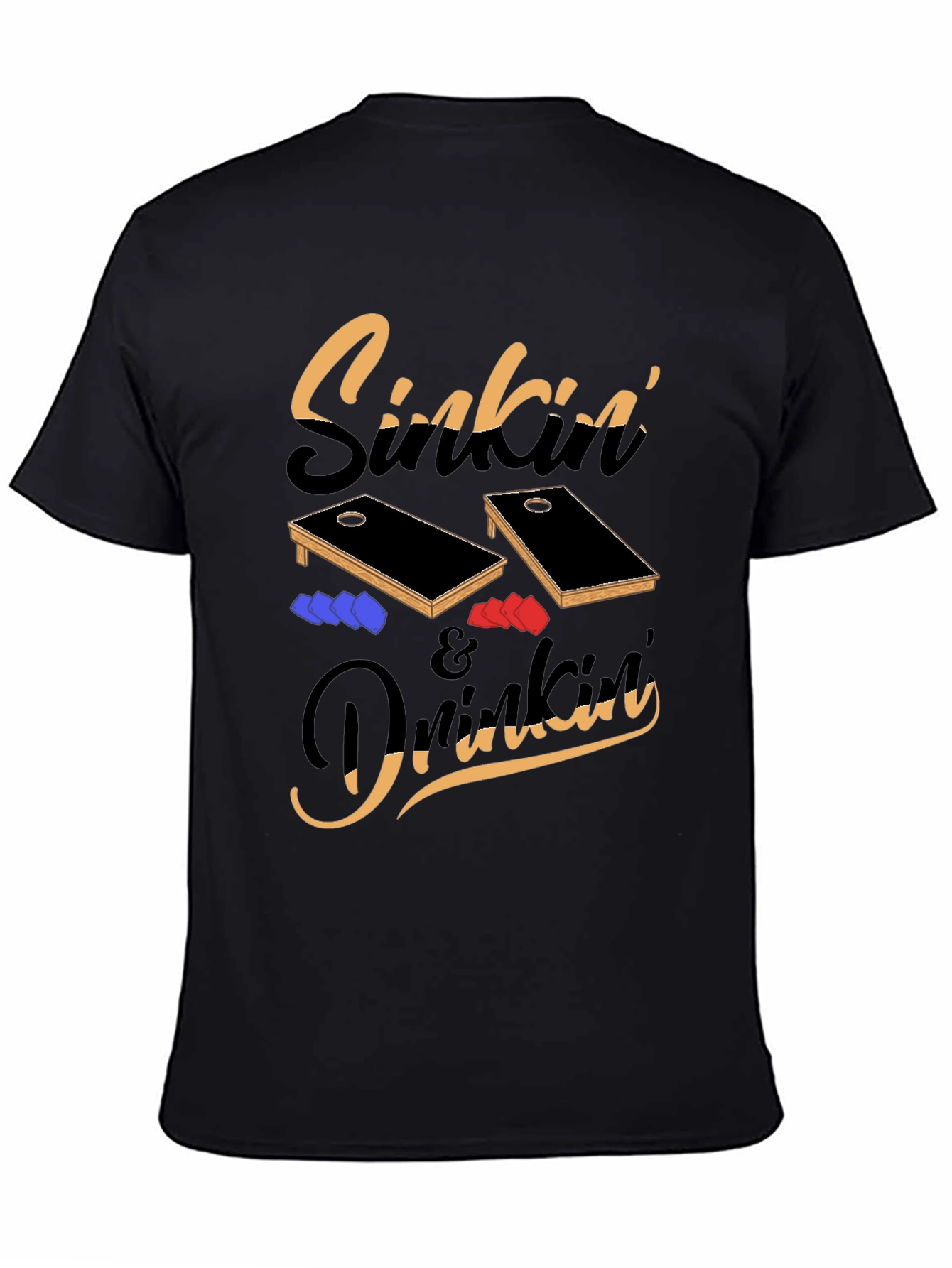 Sinkin & Drinkin Cornhole T-Shirt