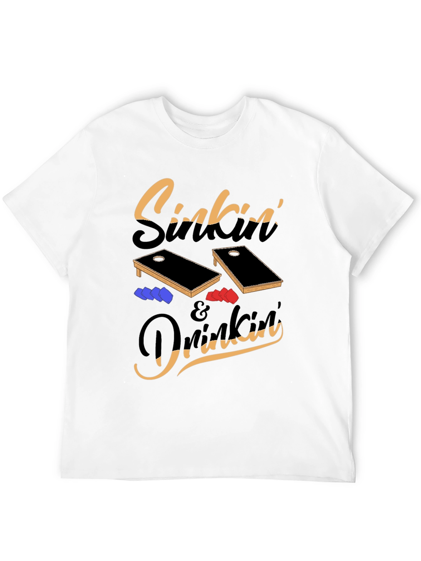 Sinkin & Drinkin Cornhole T-Shirt