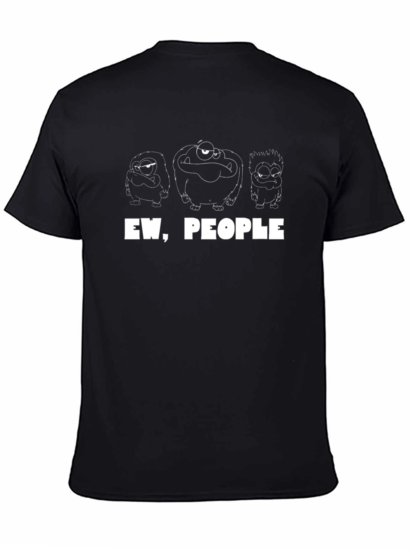 Ew People Graphic Tee - Black Humor T-Shirt