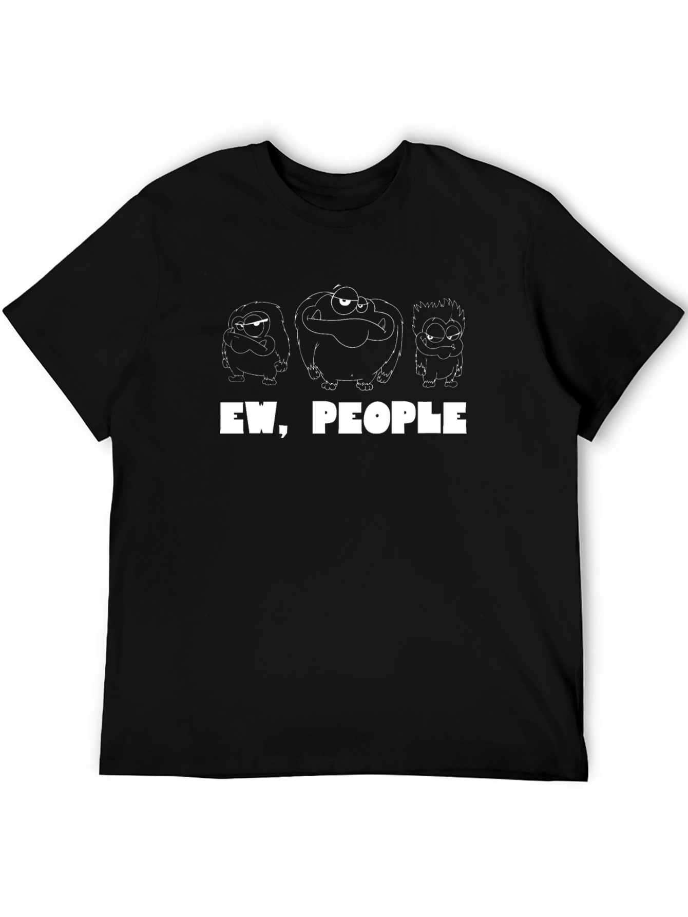 Ew People Graphic Tee - Black Humor T-Shirt