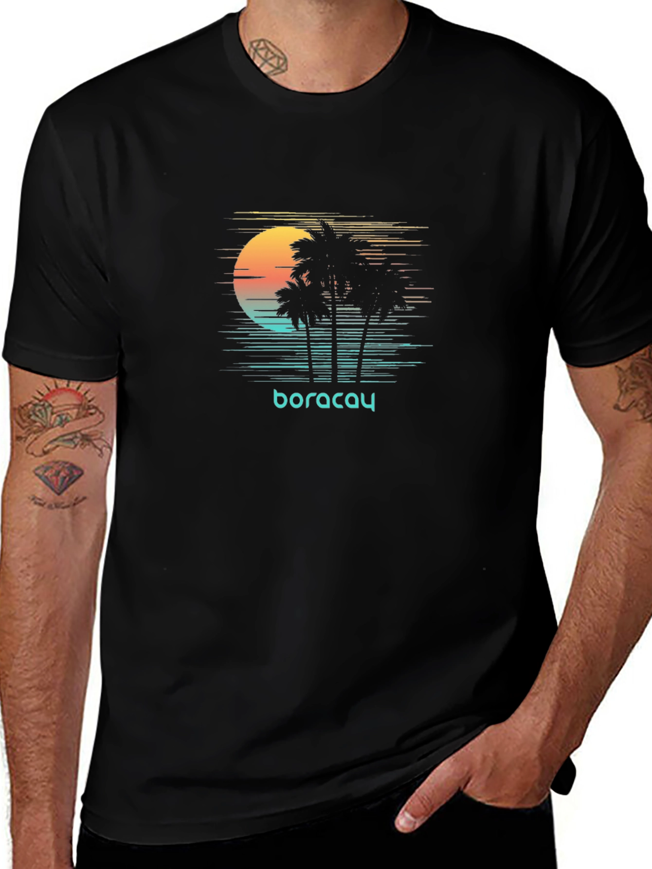 Boracay Palms T-Shirt - Island Life Vibe