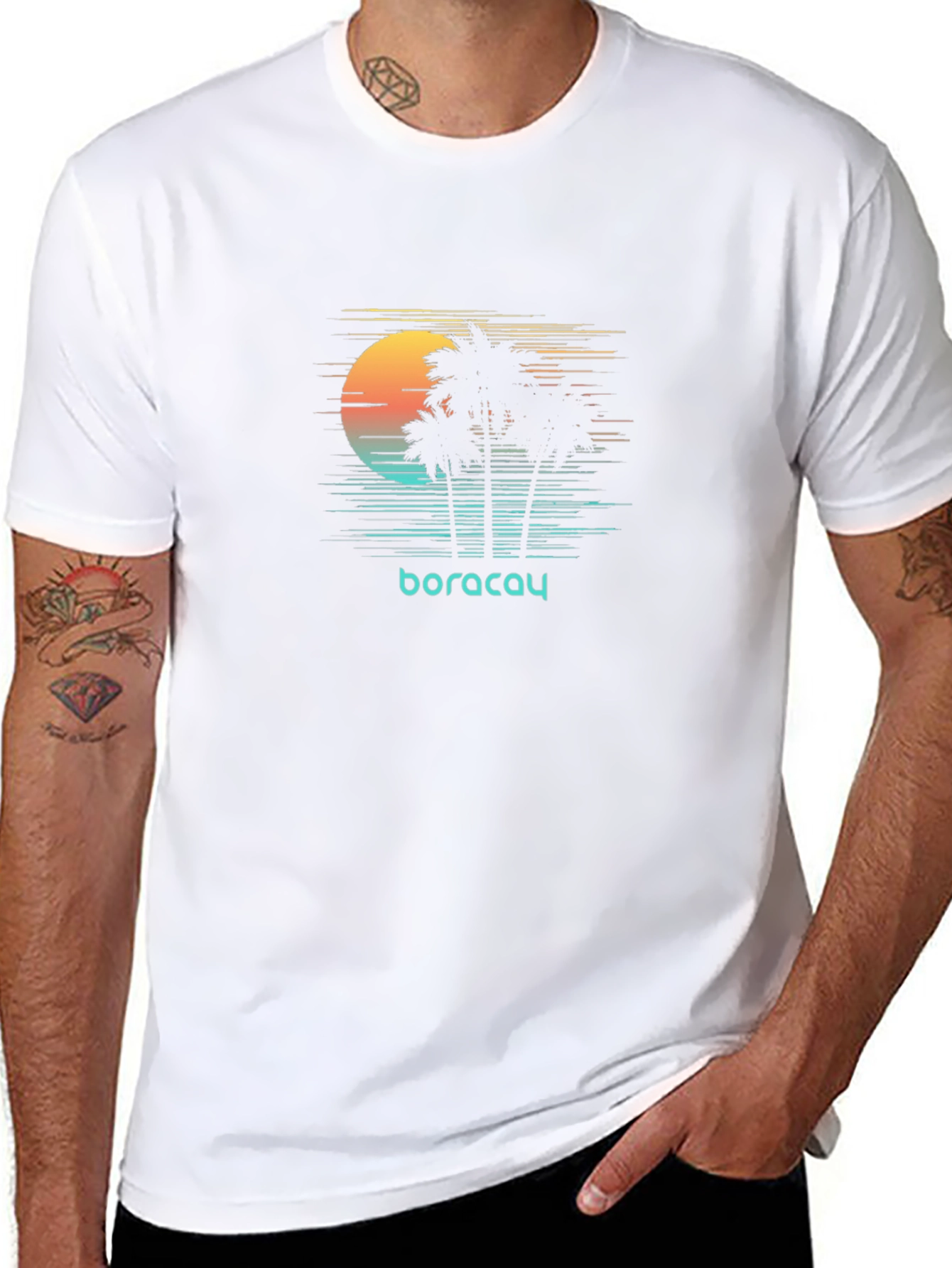 Boracay Palms T-Shirt - Island Life Vibe