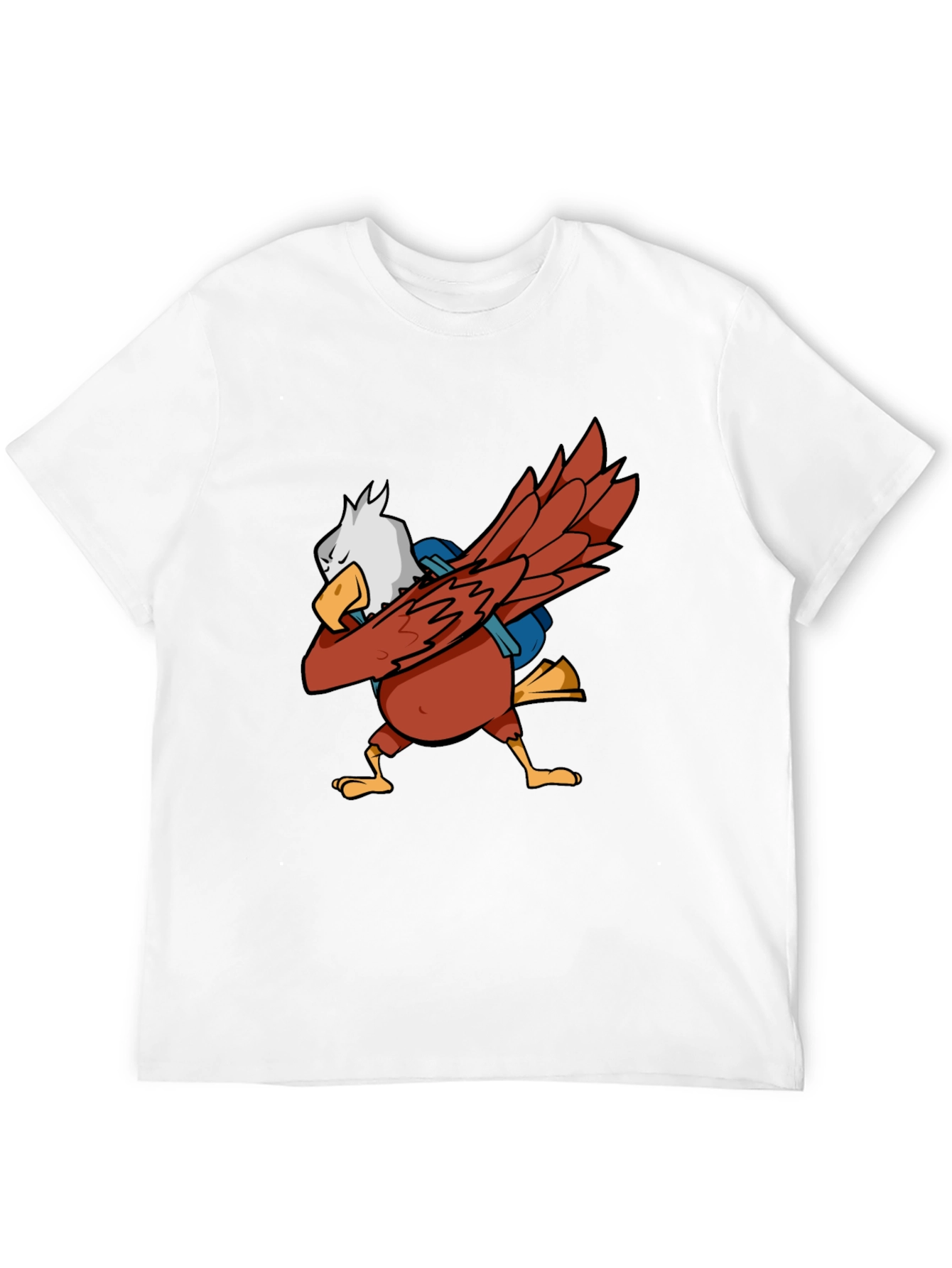 Dabbing Eagle Graphic Tee - Patriotic Style