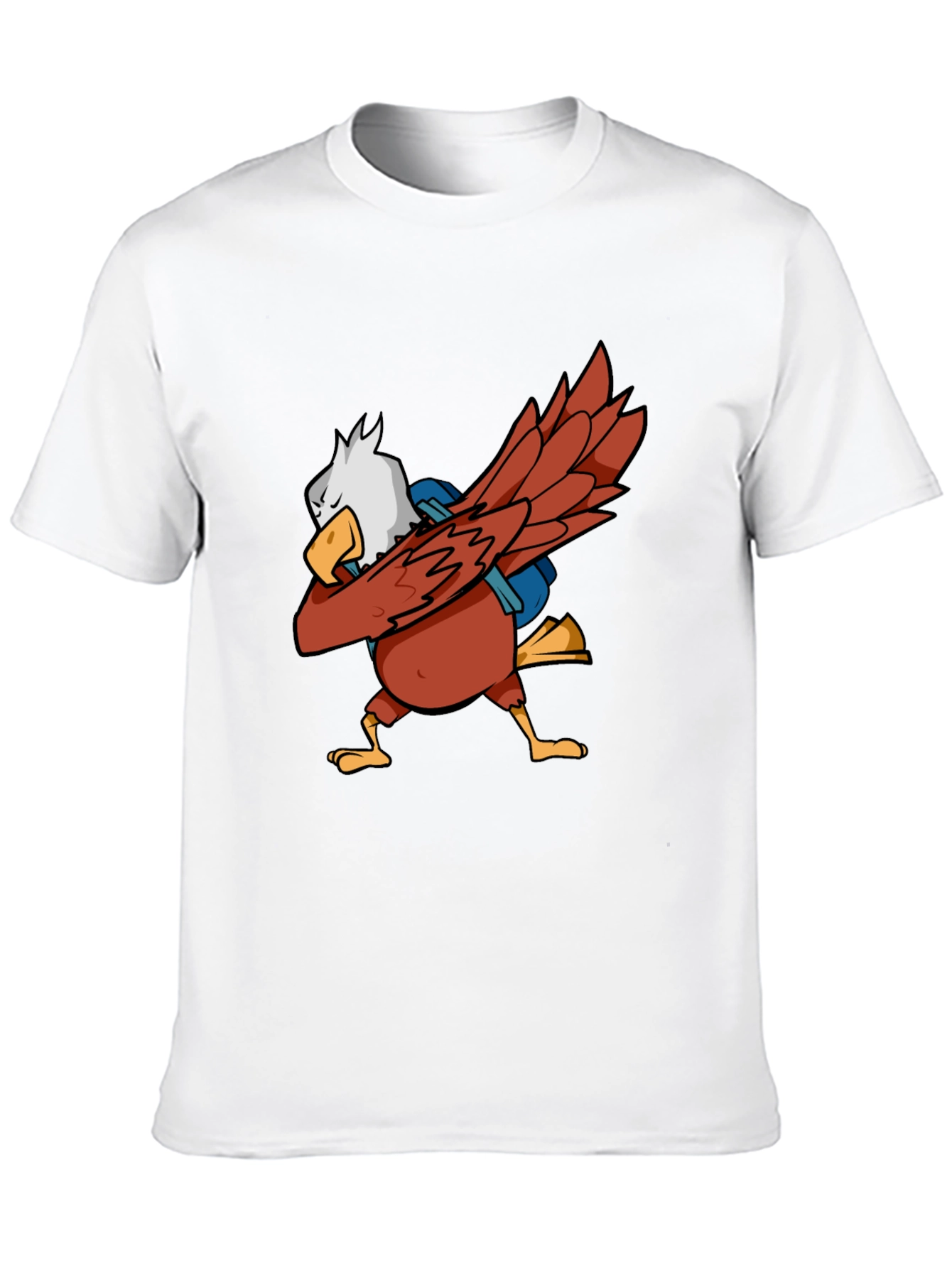 Dabbing Eagle Graphic Tee - Patriotic Style