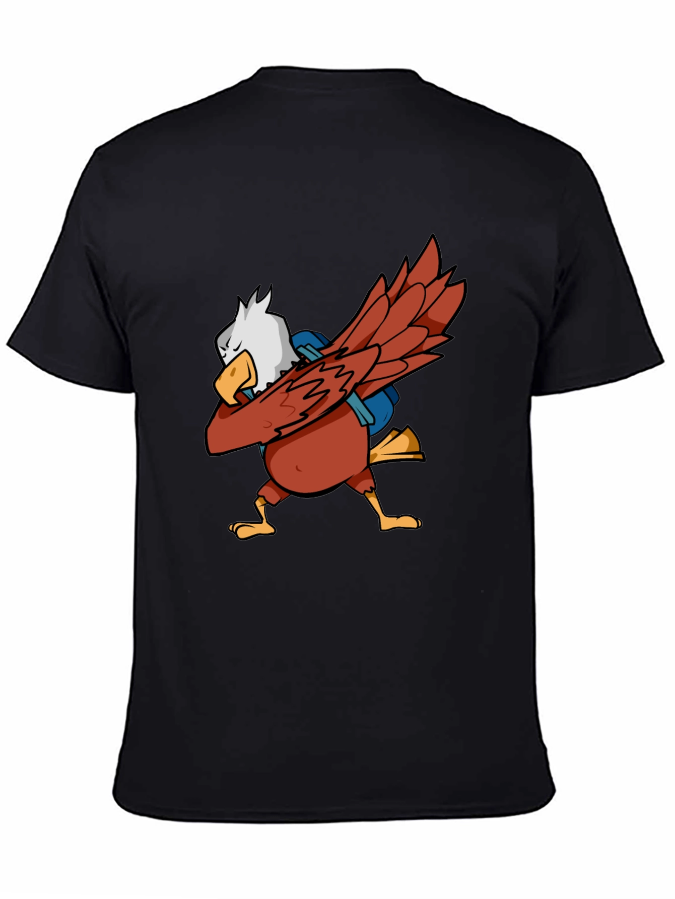 Dabbing Eagle Graphic Tee - Patriotic Style