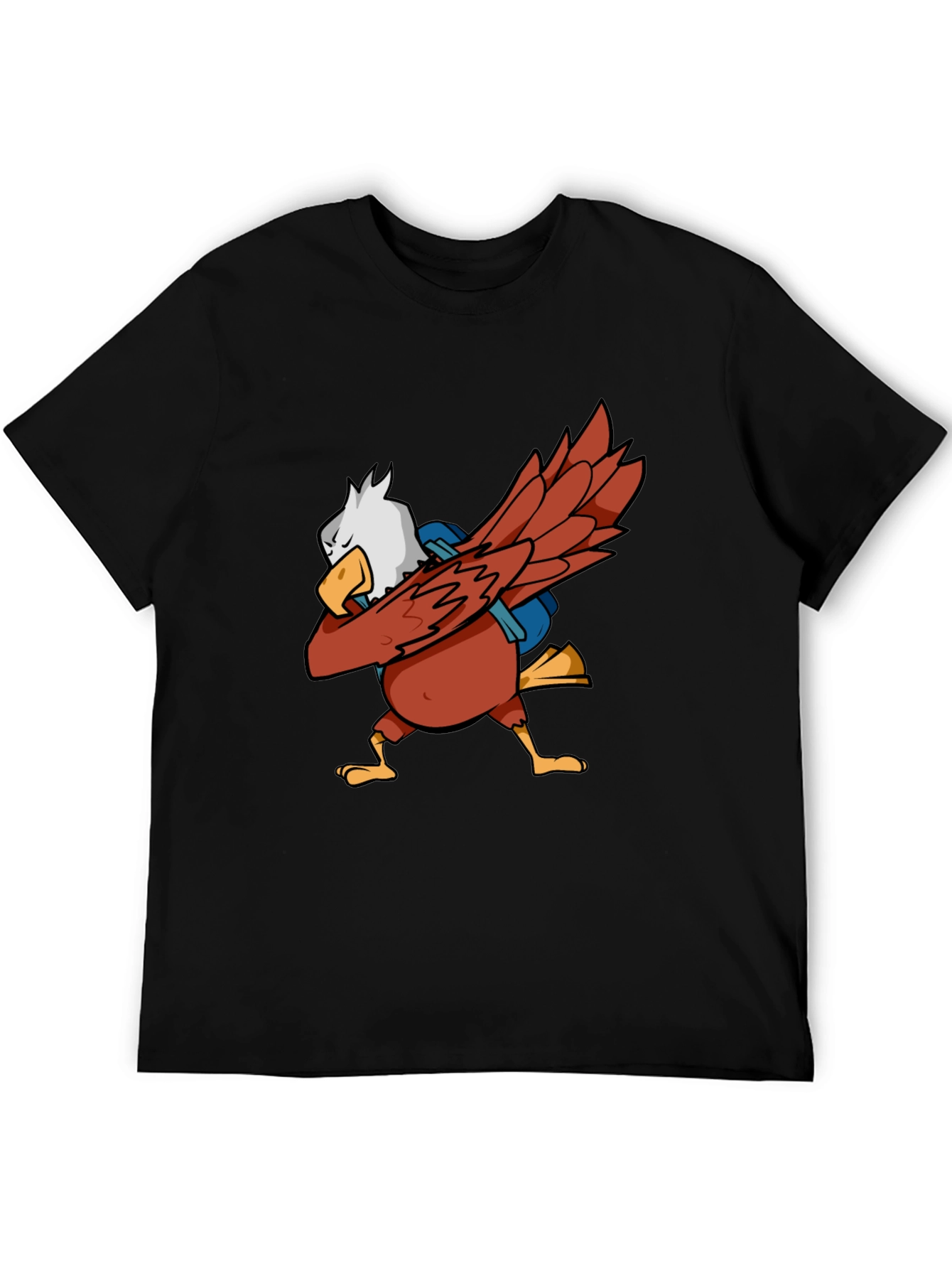 Dabbing Eagle Graphic Tee - Patriotic Style