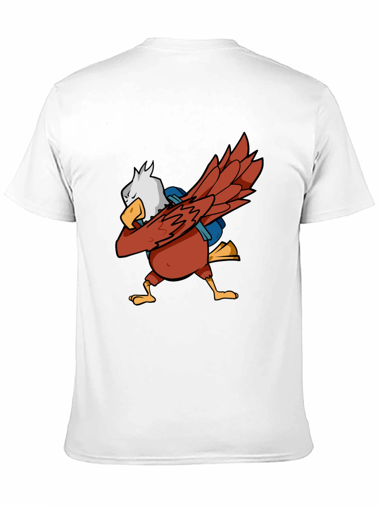 Dabbing Eagle Graphic Tee - Patriotic Style