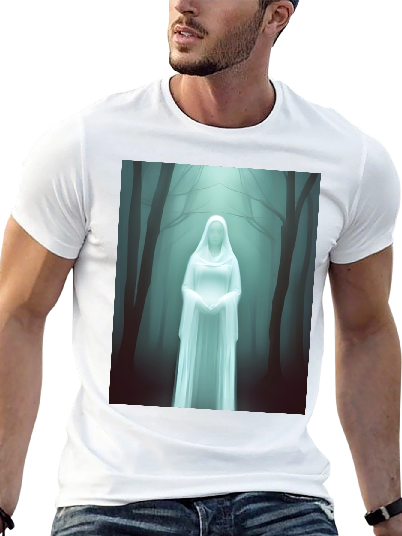 Mystic Forest Ghost T-Shirt