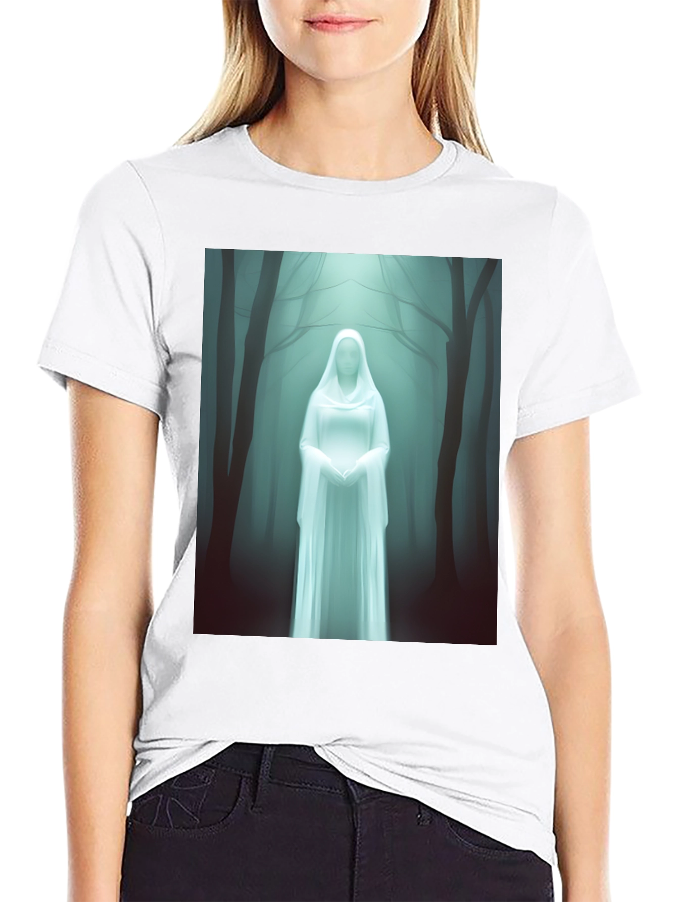 Mystic Forest Ghost T-Shirt