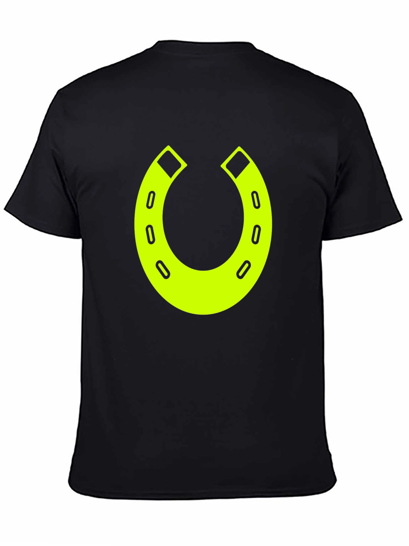 Lucky Horseshoe Graphic Tee - Black