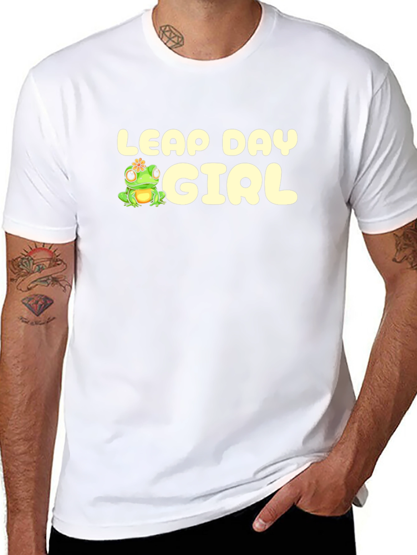Leap Day Girl T-Shirt - Cute Frog Design